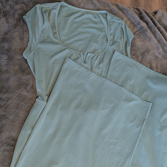 NWT Halara Short Sleeve Wide Leg Cool Touch Jumpsuit with Pockets Easy Peezy - Picture 6 of 12